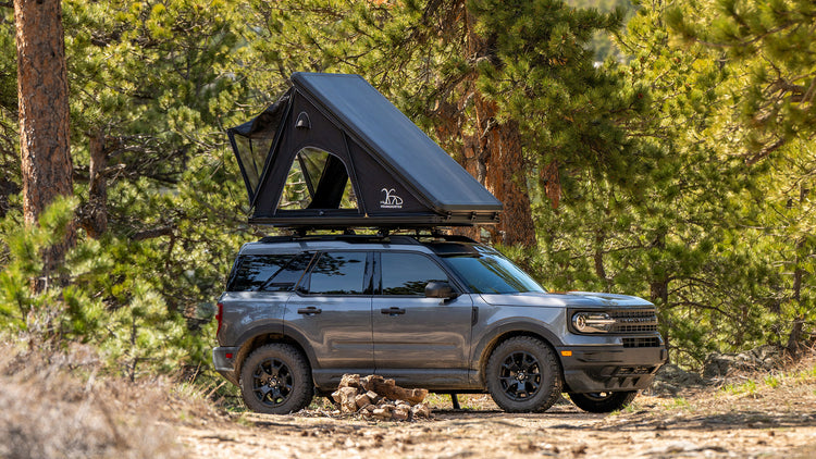Image of a SUV camping gear