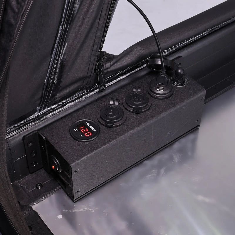Load image into Gallery viewer, An image of a   12/24V Multi-function Power Box Charger Switch Battery Charger Multi-function Power Box for Roof Top Tent