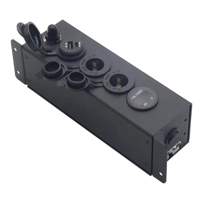 Load image into Gallery viewer, An image of a   12/24V Multi-function Power Box Charger Switch Battery Charger Multi-function Power Box for Roof Top Tent