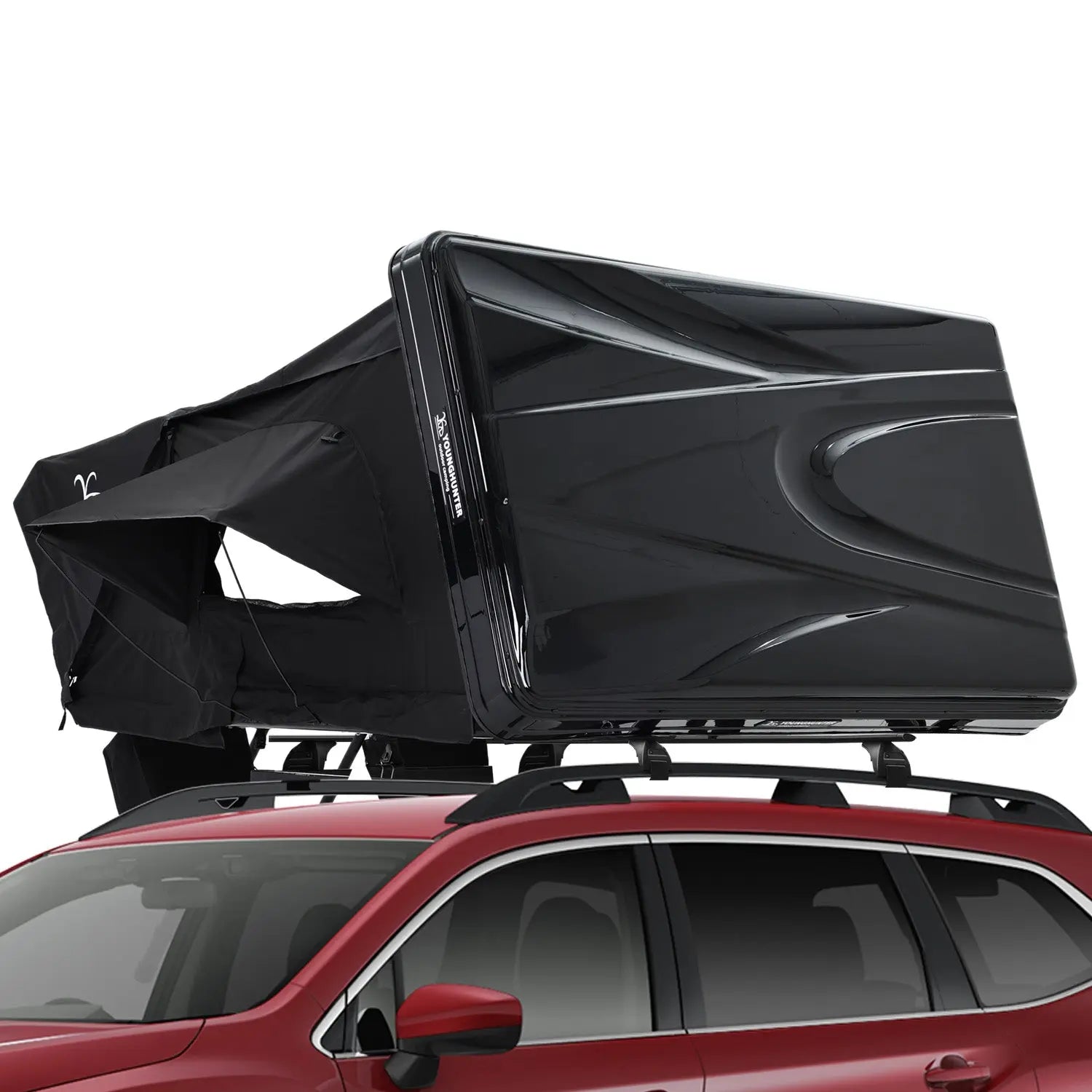 suv trunk tent Rollover ABS Hard Shell Rooftop Tent for 4x4 Vehicles – Younghunter