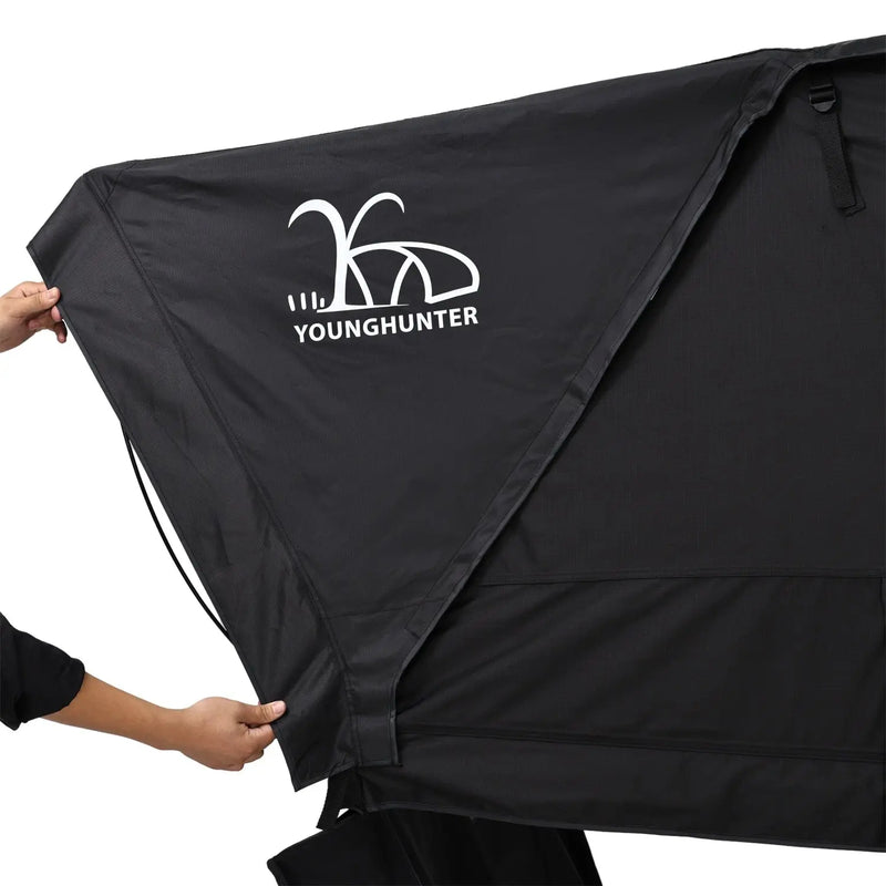 Load image into Gallery viewer, An image of a   2-4 persons camping 4x4 overland SUV truck vehicle rollover ABS hard shell rooftop tent