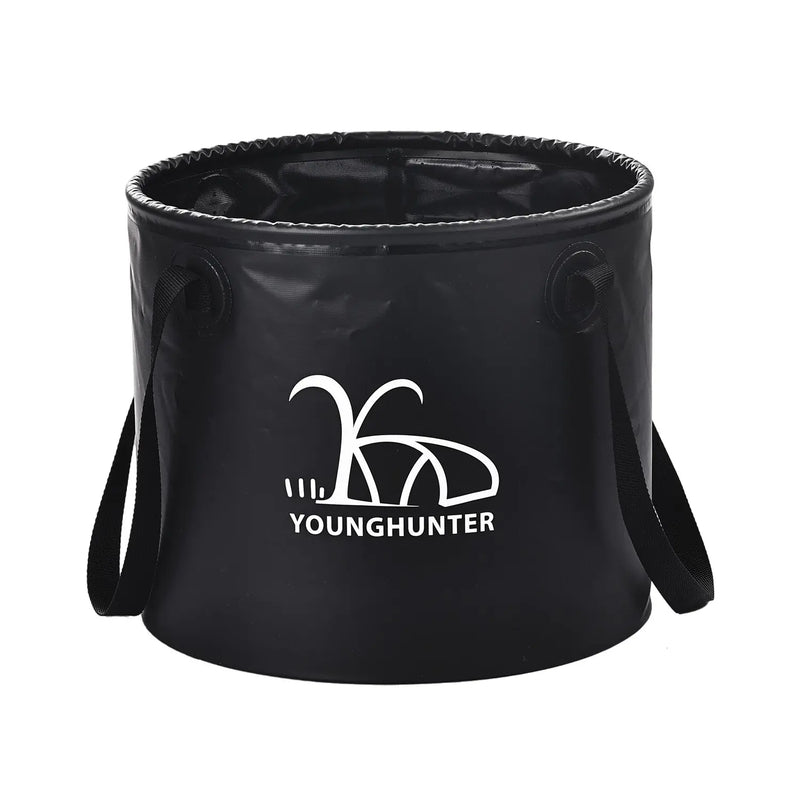 Chargez l'image dans la visionneuse de la galerie, An image of a 2 in 1 Folding Camping Washing Fishing Storage Basket Picnic Tote Water Bucket