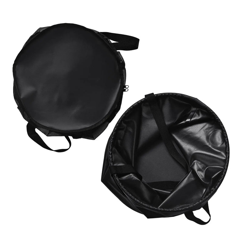 Chargez l'image dans la visionneuse de la galerie, An image of a 2 in 1 Folding Camping Washing Fishing Storage Basket Picnic Tote Water Bucket