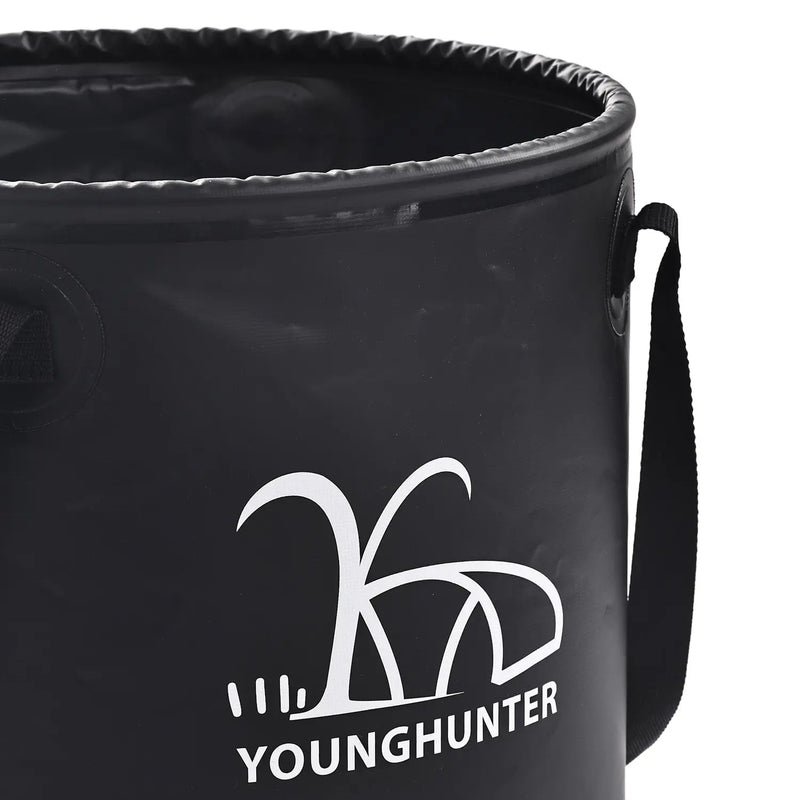 Chargez l'image dans la visionneuse de la galerie, An image of a 2 in 1 Folding Camping Washing Fishing Storage Basket Picnic Tote Water Bucket