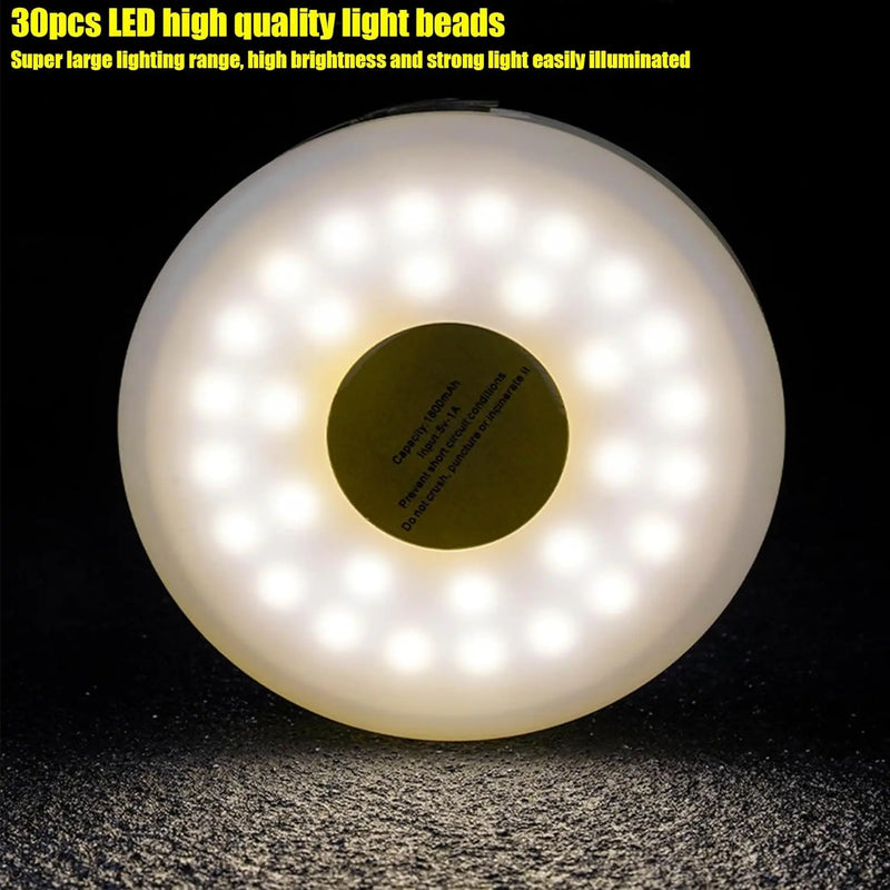 Laden Sie das Bild in Galerie -Viewer, An image of a   5 Lighting Modes Durable Portable Outdoor Hiking String Lights Waterproof Camping Lantern Lights