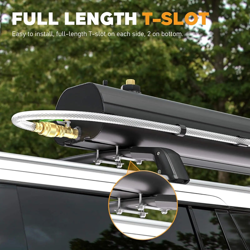 تحميل الصورة إلى عارض المعرض، An image of a   8 Gallon Overlanding Vehicle Water Storage Pressurized Water Tank for Camping Shower