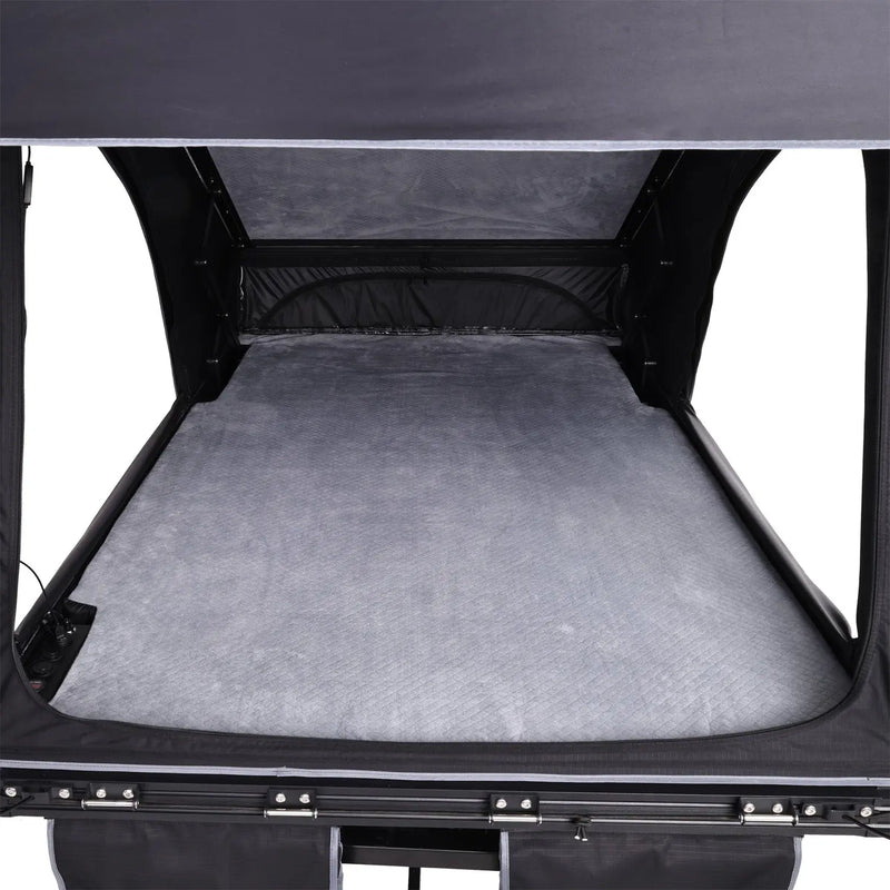 Load image into Gallery viewer, An image of a   Camping 4x4 Aluminum X shaped frame Max high ridge Triangle Roof Top Tent