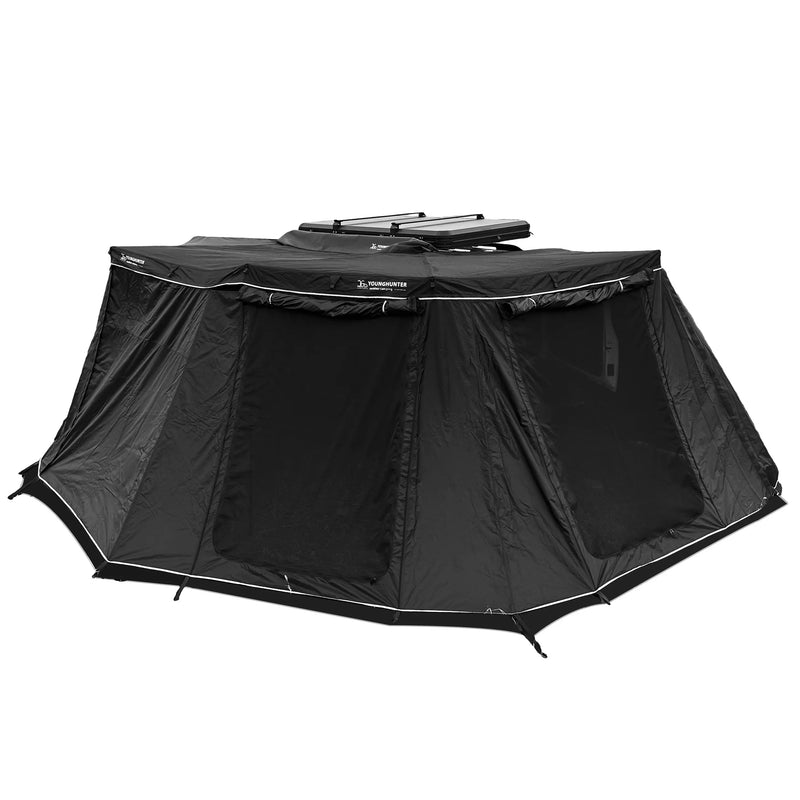 Load image into Gallery viewer, An image of a Camping Car SUV Roof Tent Free Standing 360 Degree Foxwing Awning Annex Room With Sidewall Cover