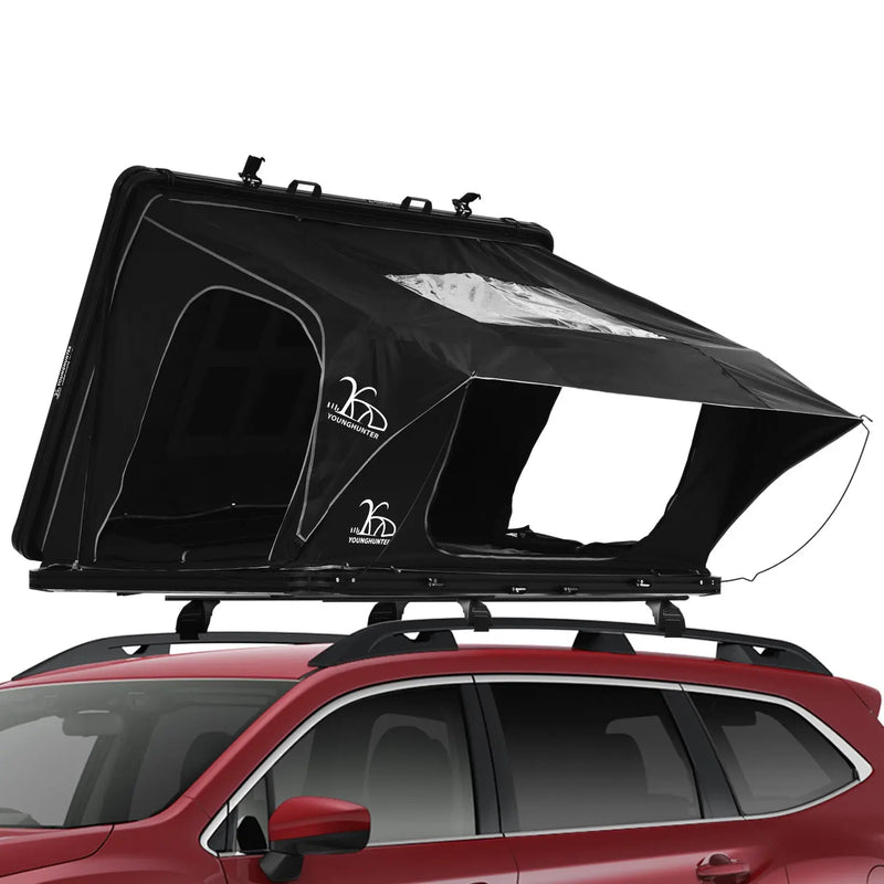 تحميل الصورة إلى عارض المعرض، An image of a   Car Rooftop Camper Overland 4WD SUV Aluminum Rollover Hard Shell Roof Top Tent