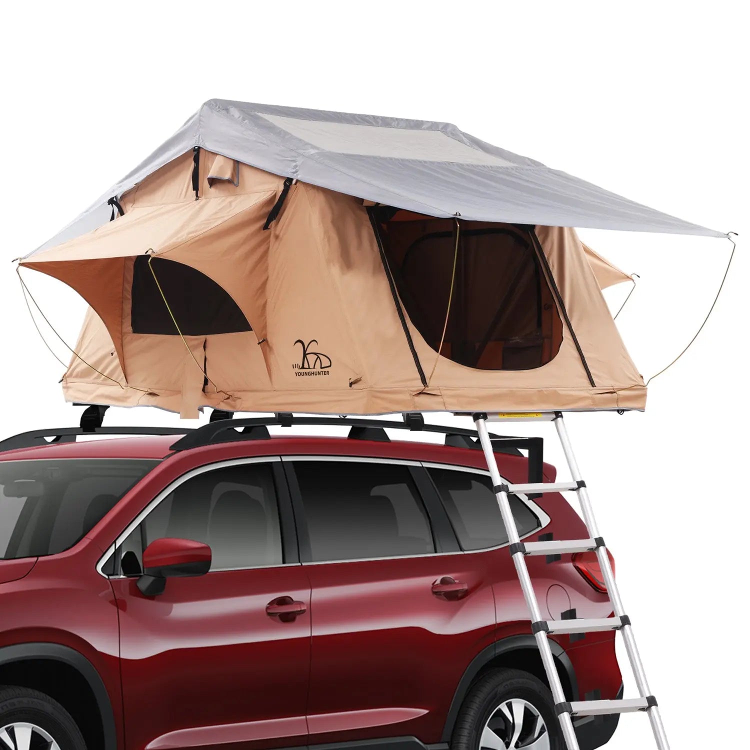 tents on car Outdoor SUV Soft Shell House Shaped Custom Camping Car Roof Tent
