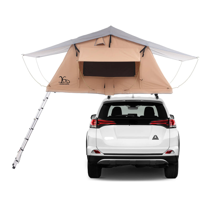 تحميل الصورة إلى عارض المعرض، An image of a   Outdoor SUV Soft Shell House Shaped Custom Camping Car Roof Tent
