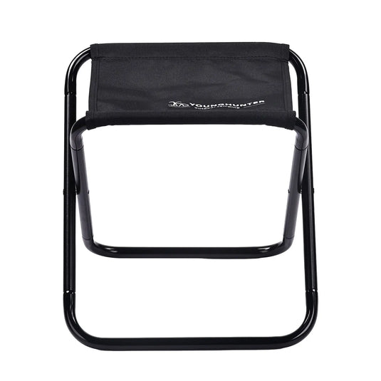 An image of a   Portable Travel Camping Fishing Backpack Foot Seat Aluminum frame Mini Folding Stool