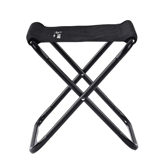 An image of a   Portable Travel Camping Fishing Backpack Foot Seat Aluminum frame Mini Folding Stool