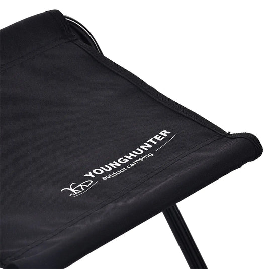 An image of a   Portable Travel Camping Fishing Backpack Foot Seat Aluminum frame Mini Folding Stool