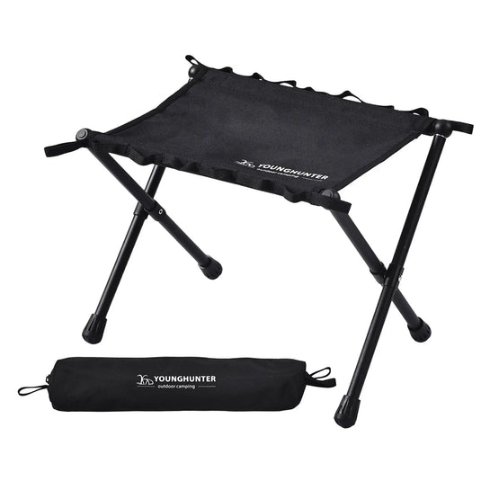An image of a   Portable Ultralight Aluminum Folding Tactical Mazza Camping Fishing stool For Beach Picnic