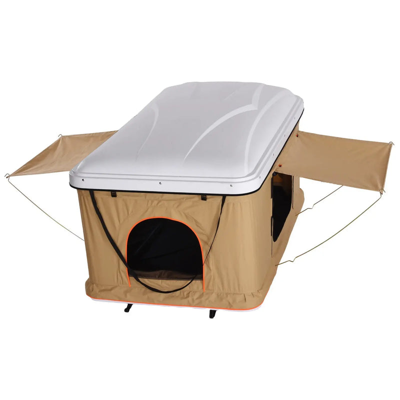 Laden Sie das Bild in Galerie -Viewer, An image of a   Straight Hard Cover Pop up Camping SUV Truck Rooftop Tents