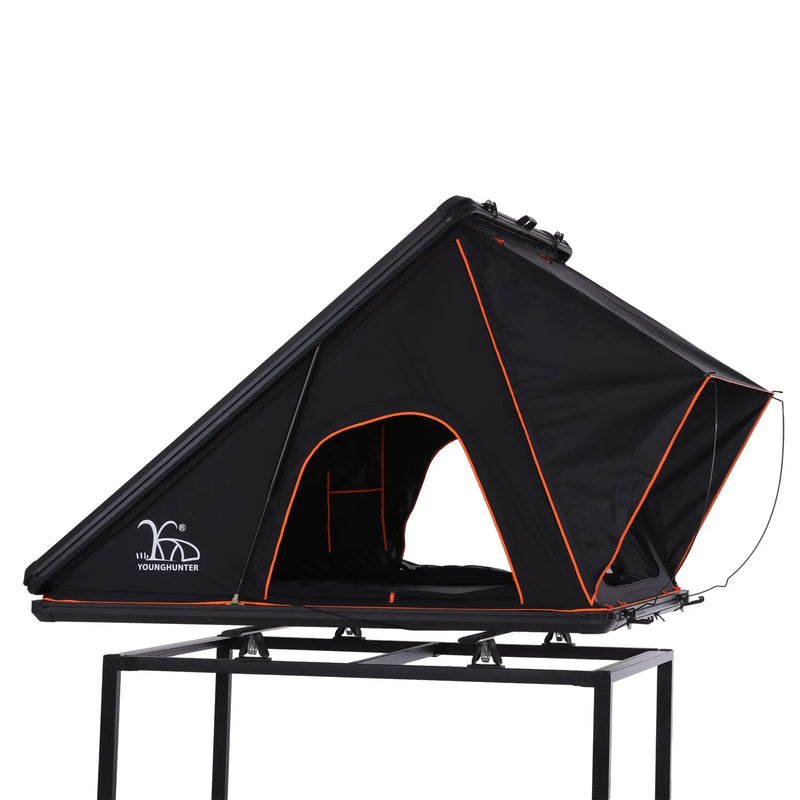 Load image into Gallery viewer, An image of a   Triangle Rtt Aluminum Hard Shell Car Fj Cruiser Roof Top Tent