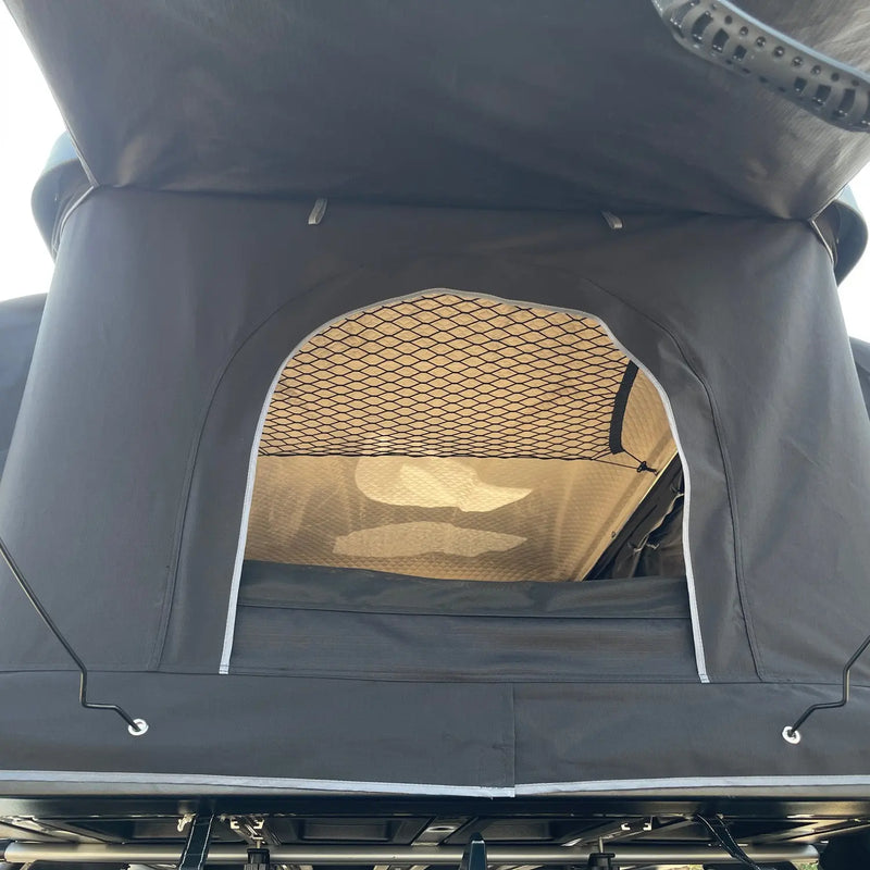 Chargez l'image dans la visionneuse de la galerie, An image of a   Truck top sleeping box pop up hardshell dual expandable car rooftop tent