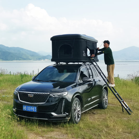 Waterproof car awning for all-weather camping