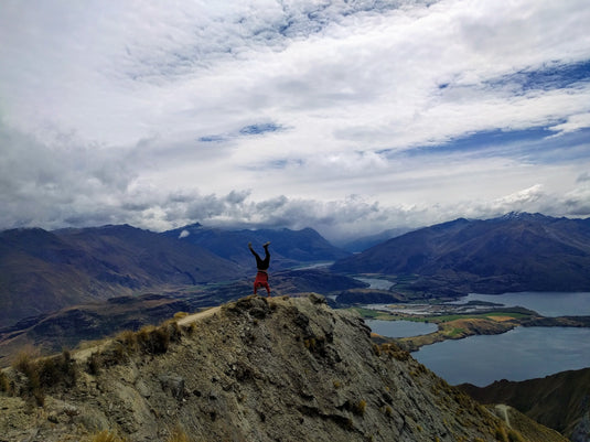 image of a person on a mountain