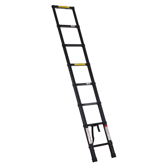 2.6m Aluminum Extension Folding Compact Portable Anti-Slip Collapsible Ladders for Roof Top Tent