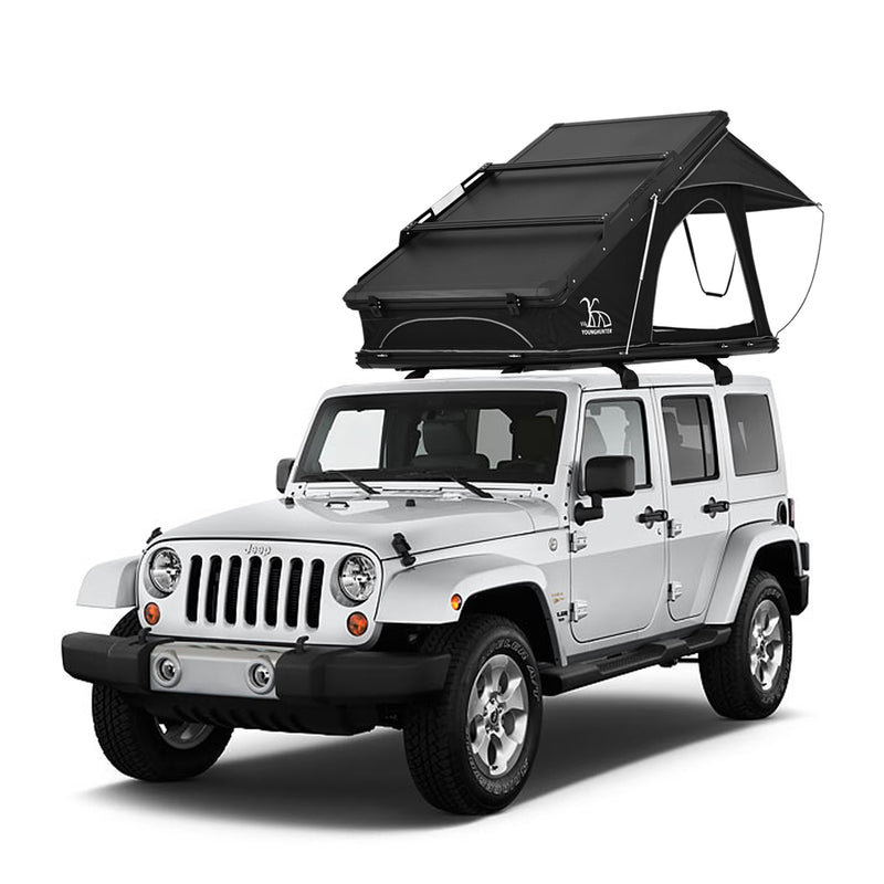 Chargez l&#39;image dans la visionneuse de la galerie, Camping 4x4 Aluminum X shaped frame Max high ridge Triangle Roof Top Tent
