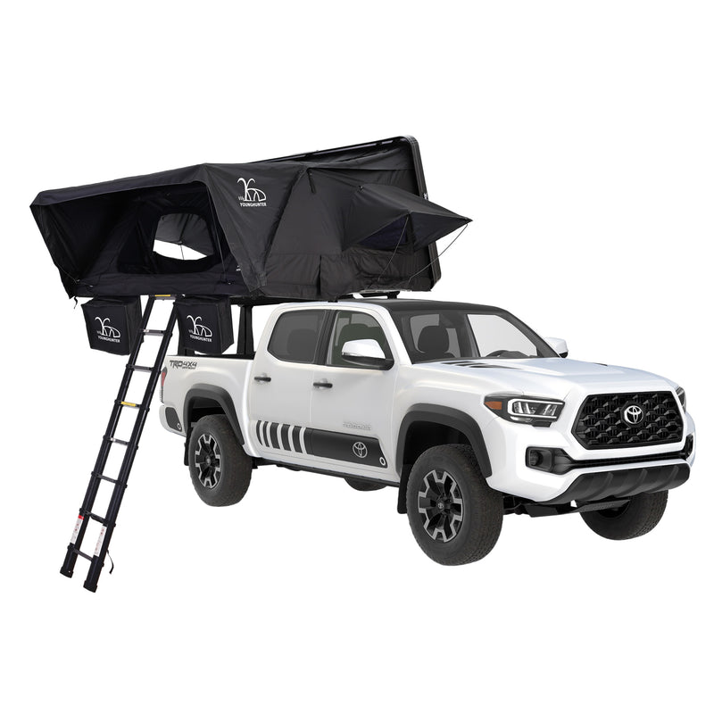 Laden Sie das Bild in Galerie -Viewer, 2-4 persons camping 4x4 overland SUV truck vehicle rollover ABS hard shell rooftop tent
