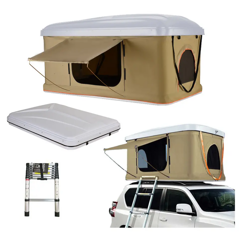Load image into Gallery viewer, Straight Hard Cover Pop up Camping SUV Truck Rooftop Tents
