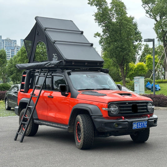 4x4 Camping car truck pop up triangle hardshell rooftop tent