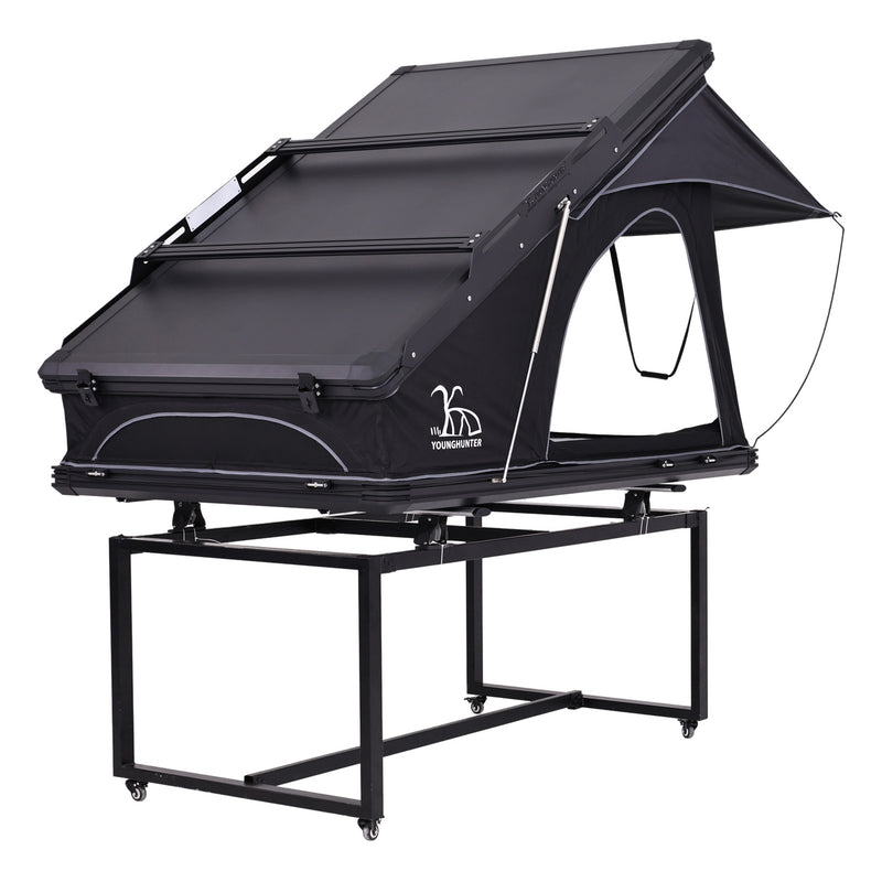 Chargez l&#39;image dans la visionneuse de la galerie, Camping 4x4 Aluminum X shaped frame Max high ridge Triangle Roof Top Tent
