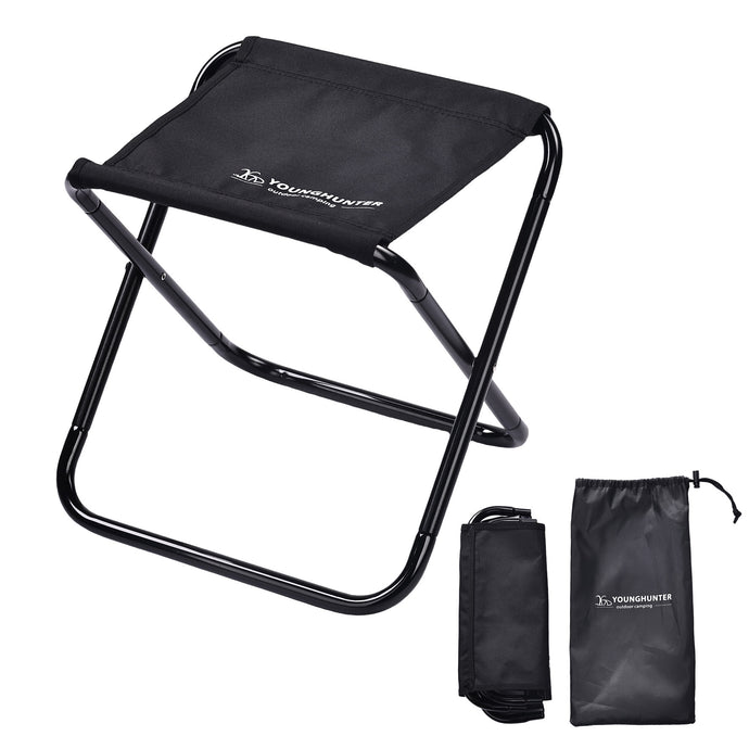 Portable Travel Camping Fishing Backpack Foot Seat Aluminum frame Mini Folding Stool