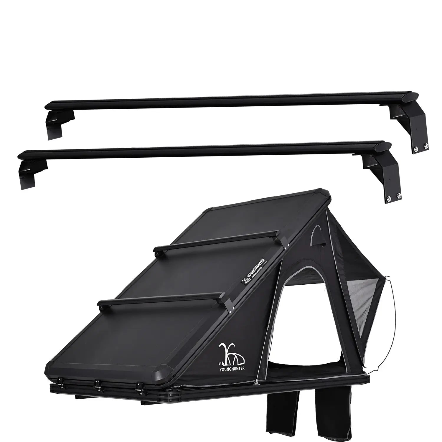 ルーフトップテント　younghunter Amazon.co.jp: YOUNGHUNTER ルーフトップテント 三角形 1-2人用 アルミ