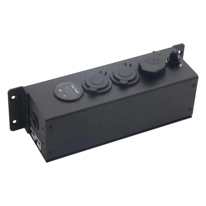 Load image into Gallery viewer, An image of a   12/24V Multi-function Power Box Charger Switch Battery Charger Multi-function Power Box for Roof Top Tent
