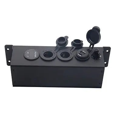 Load image into Gallery viewer, An image of a   12/24V Multi-function Power Box Charger Switch Battery Charger Multi-function Power Box for Roof Top Tent
