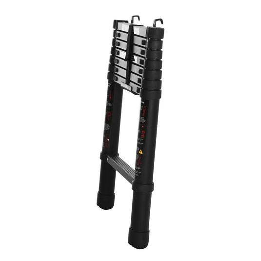 An image of a   2.6m Aluminum Extension Folding Compact Portable Anti-Slip Collapsible Ladders for Roof Top Tent