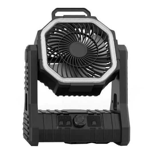 An image of a   20000mAh LED Lantern Rechargeable Camping Fan with Remote control