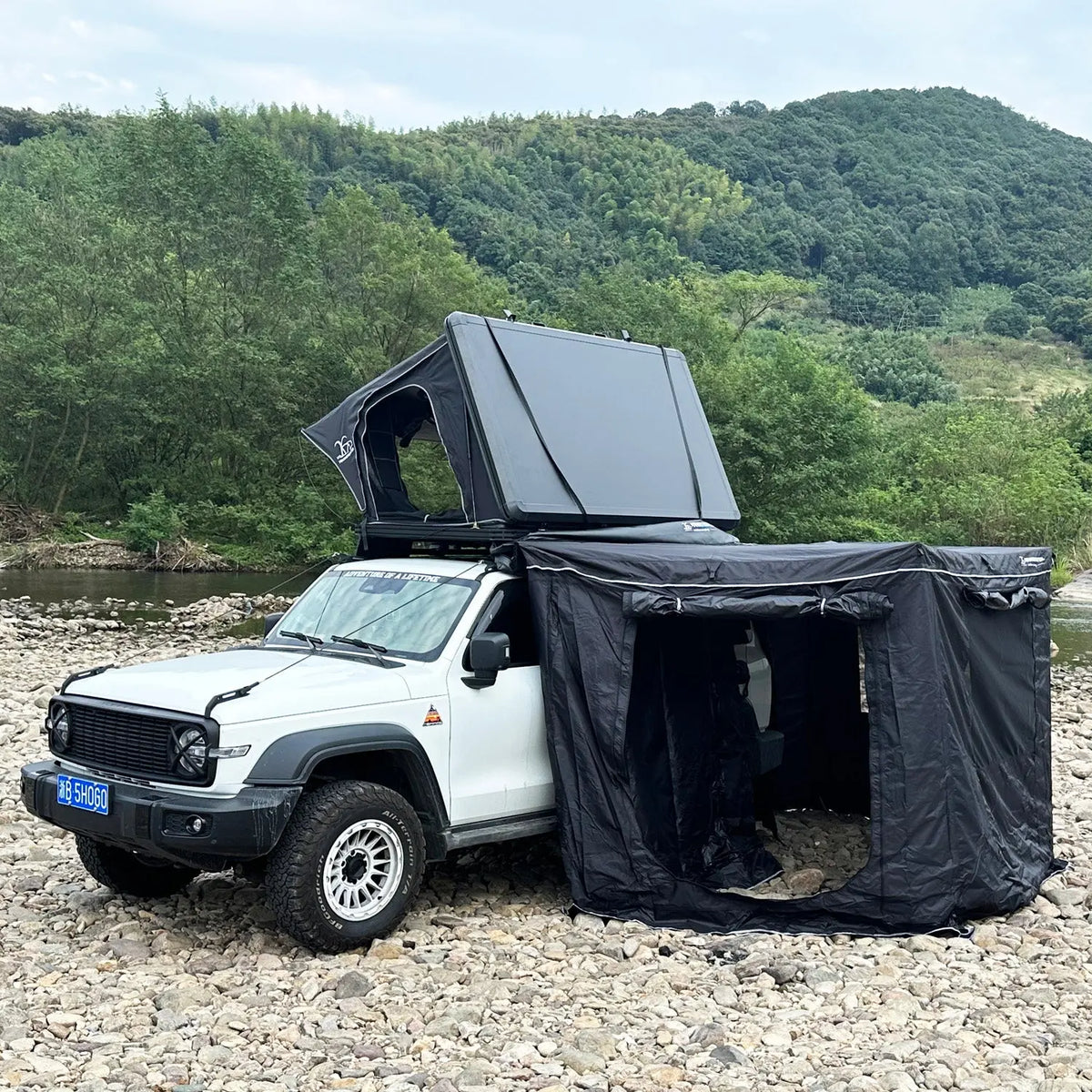 tent dak 270 Degree 200*200cm Side Awning Camping Car Annex Room Pawstrip Dog Tent Indoor wintersale2026 Length:72