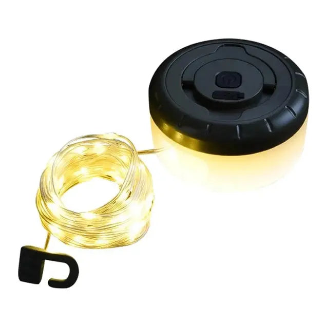 Load image into Gallery viewer, An image of a   5 Lighting Modes Durable Portable Outdoor Hiking String Lights Waterproof Camping Lantern Lights
