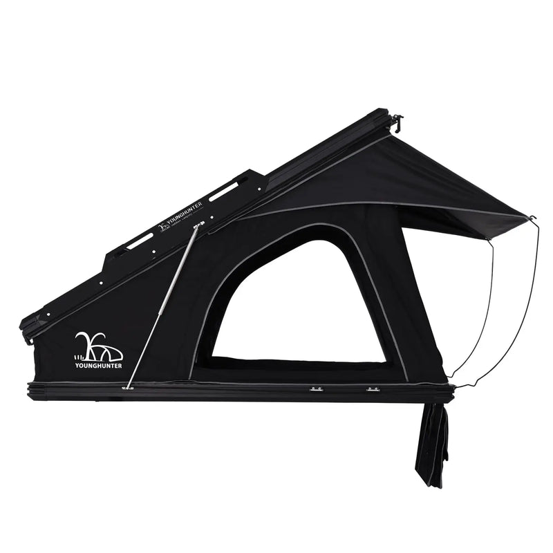 Load image into Gallery viewer, An image of a   Camping 4x4 Aluminum X shaped frame Max high ridge Triangle Roof Top Tent
