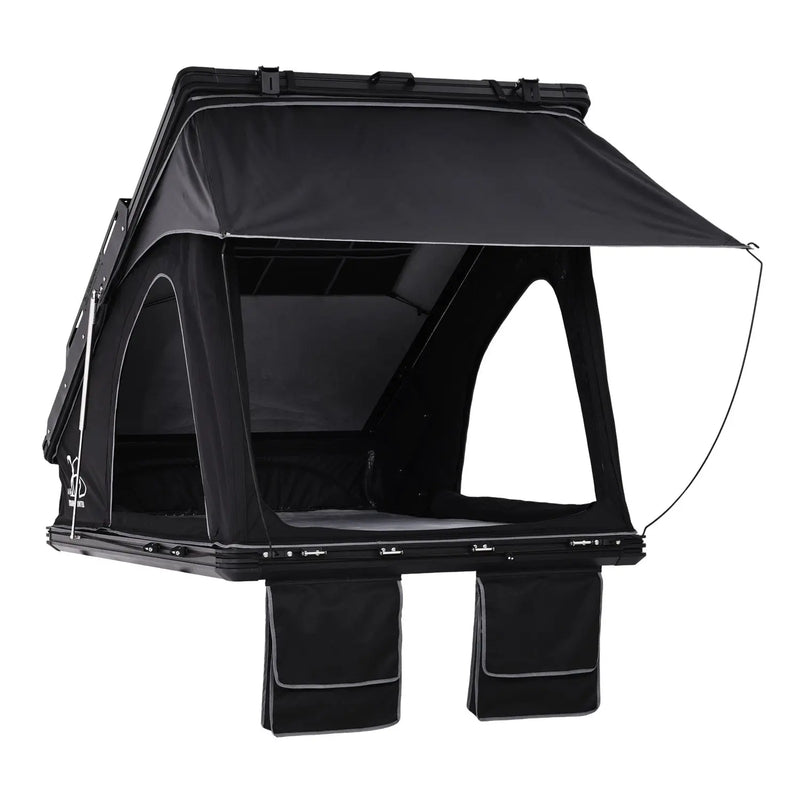 Load image into Gallery viewer, An image of a   Camping 4x4 Aluminum X shaped frame Max high ridge Triangle Roof Top Tent
