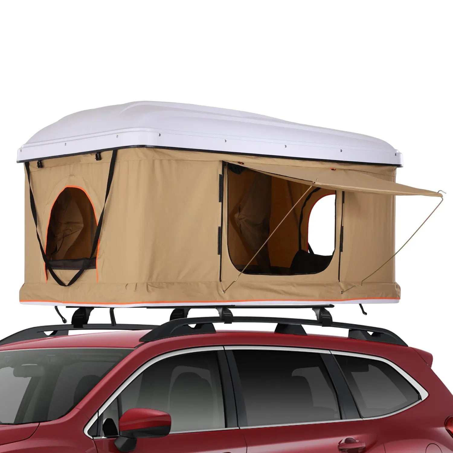 pop up tent top of car Straight Hard Cover Pop up Camping SUV Truck Rooftop Tents