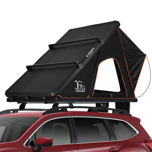 An image of a   Triangle Rtt Aluminum Hard Shell Car Fj Cruiser Roof Top Tent