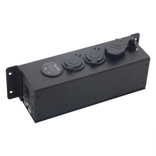 12/24V Multi-function Power Box Charger Switch Battery Charger Multi-function Power Box for Roof Top Tent